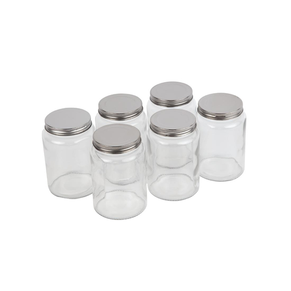 Vogue Glas mit Schraubdeckel 550ml (6 Stück)