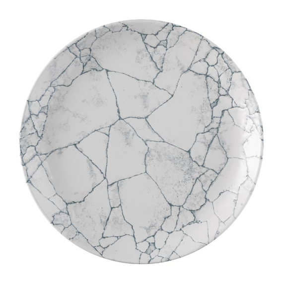 Churchill Studio Prints Kintsugi Pearl Evolve Coupe-Teller, Grau, 286 mm, (12 Stück)
