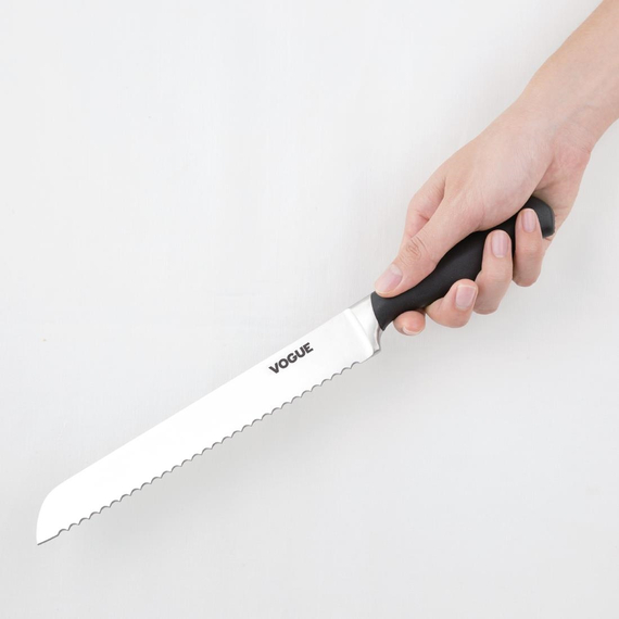 Vogue Brotmesser mit weichem Griff 20cm