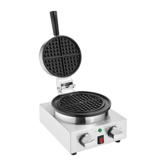 Buffalo Runde Belgische Waffelmaschine