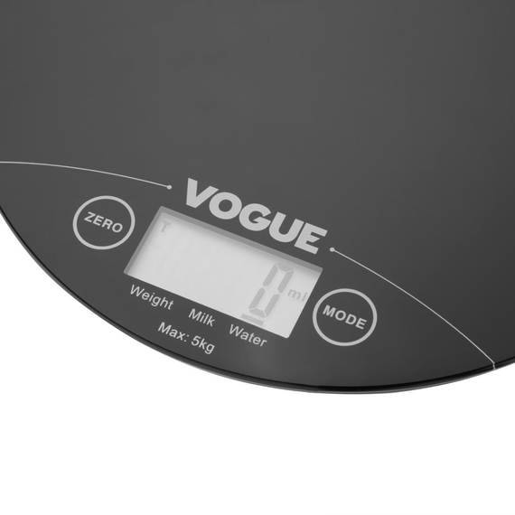 Vogue Weighstation elektronische runde Waage 5kg