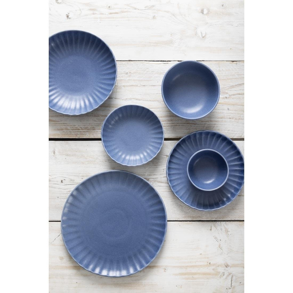 Olympia Corallite Tiefe Schüsseln Blau 105mm (12 Stück)