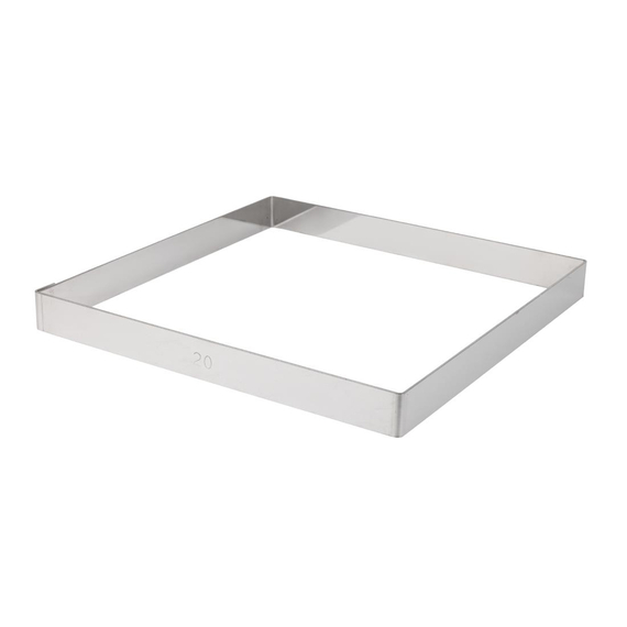 De Buyer Tortenring quadratisch 20cm