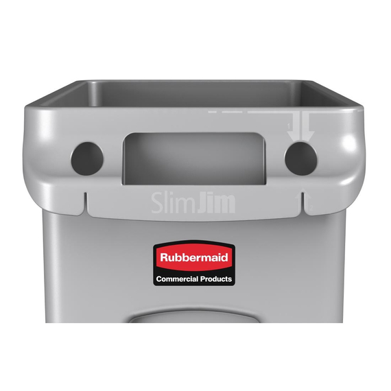 Rubbermaid Slim Jim Abfalleimer 60L