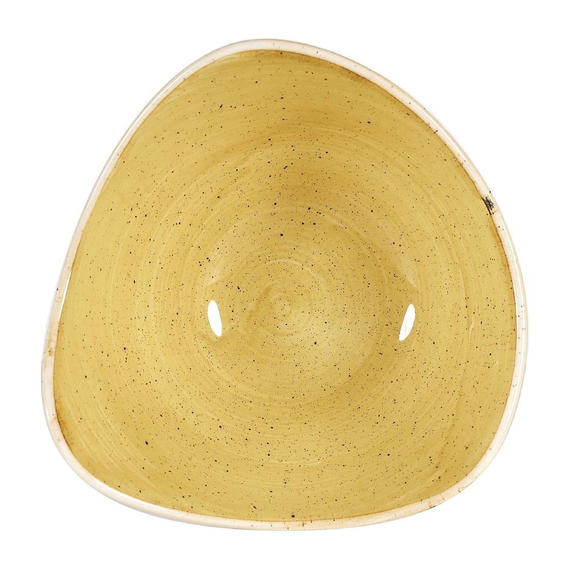 Churchill Stonecast Dreieckige Schalen, Senfkorngelb, 153 mm