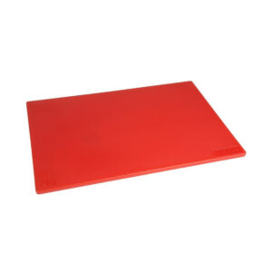 Hygiplas antibakterielles LDPE Schneidebrett rot 450x300x10mm