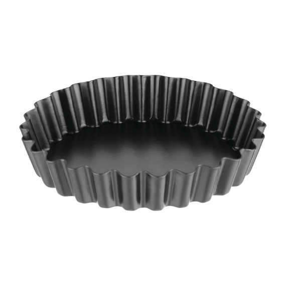 Vogue Antihaft Mini-Quicheformen mit herausnehmbarem Boden 10cm (3 Stück)