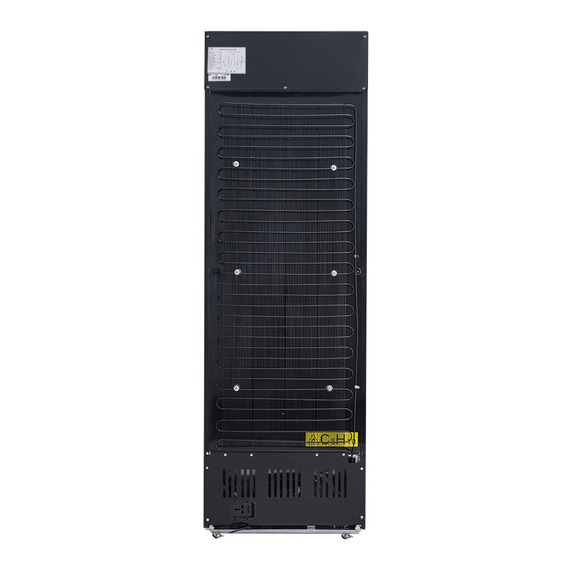 Nisbets Essentials Display Kühlschrank mit Lichtkasten 346Ltr
