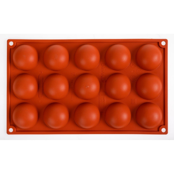 Pavoni Formaflex Silikon Halbkugelform 15 Stück