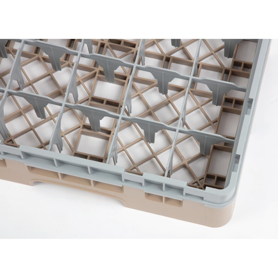Cambro Gläserspülkorb beige mit 25 Fächern max Glashöhe 9,2cm