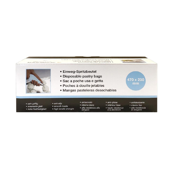 Schneider Einwegspritzbeutel blau 47cm (100 Stück)