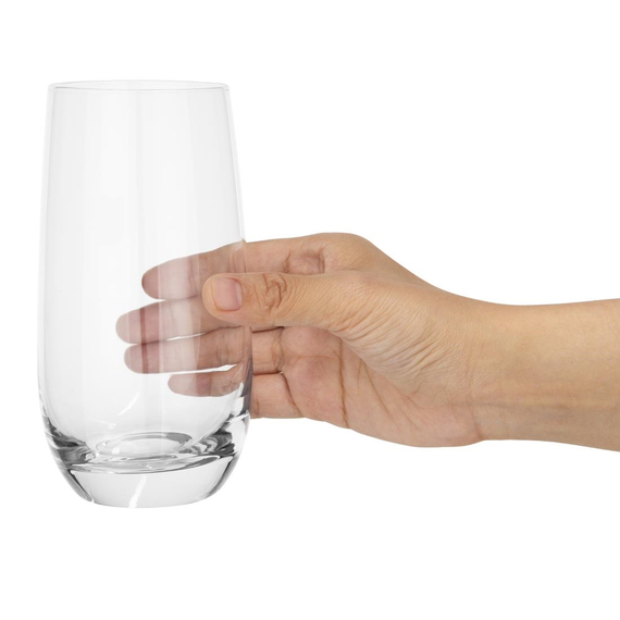 Olympia Abgerundete Hi Ball Gläser 490ml (6 Stück)