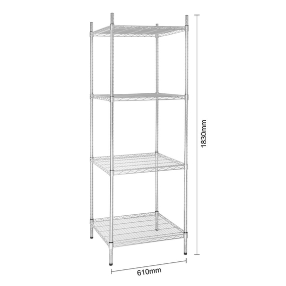 Vogue 4 Reihen Turm Drahtrahmeneinheit 610x610mm