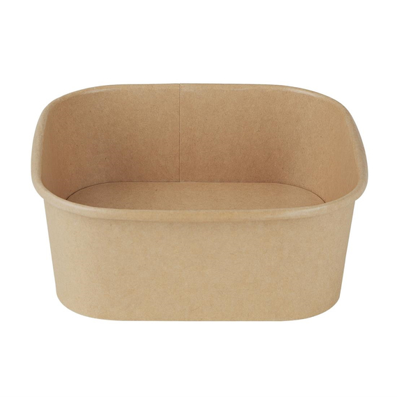 Fiesta Recycelbare quadratische Behälterböden 1200ml (300 Stück)