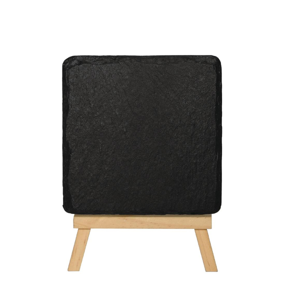 Olympia quadratische Schieferplatten 13 x 13cm (4 Stück)
