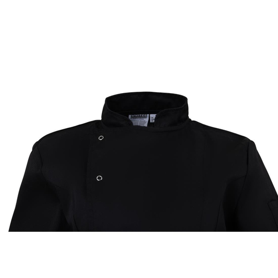 Whites Damen Kochjacke Schwarz Größe S