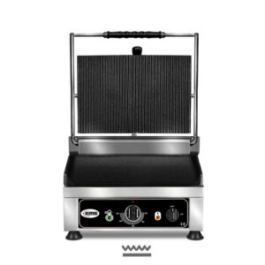 GMG Kontaktgrill KG2525G, oben gerillt, unten glatt