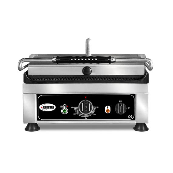GMG Kontaktgrill KG2525G, oben gerillt, unten glatt