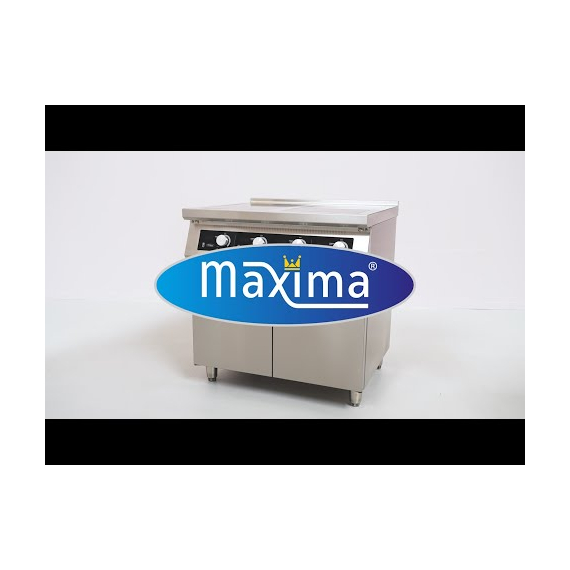 Maxima Gastro Induktionskocher 700 – 4 Brenner – 17000W – mit Untergestell