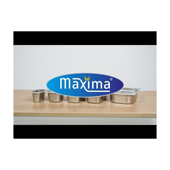 Maxima Gastro Gastronormdeckel - 1/4 GN - Edelstahl