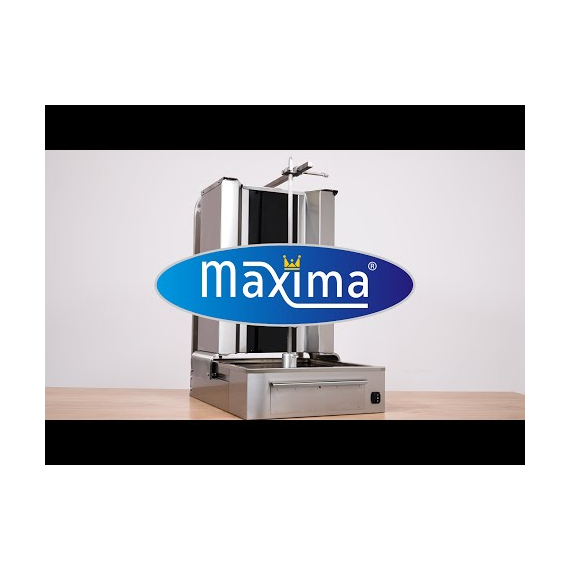 Maxima Gastro Dönergrill - 2 Brenner - 20 kg Fleisch - Elektrisch