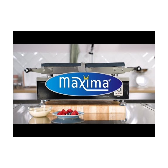 Maxima Gastro Waffelmacher - 2 Teile - Rotatierbar - Digital
