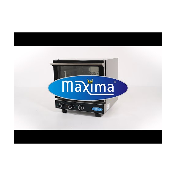 Maxima Gastro Combi - Dampfofen - Passt 4 x 2/3 GN Tabletts - Analog