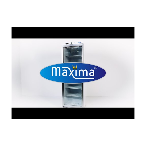 Maxima Gastro Gefrierschrank - 400 l - 6 Feste Regale - Rostfreier Stahl