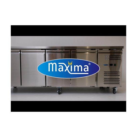 Maxima Gastro Kühltisch - 223 cm - 4 Tür