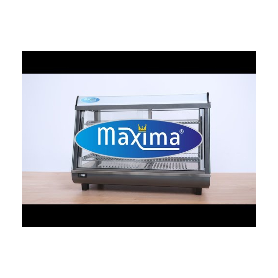 Maxima Gastro Wärmevitrine - 136 l - 91,5 cm - 3 Regale