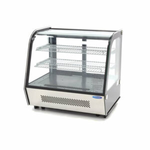 Maxima Gastro Glastürkühlschränke - 120 l - 70 cm - Hintere Schiebetüren
