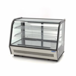 Maxima Gastro Glastürkühlschränke - 160 l - 88 cm - Hintere Schiebetüren