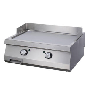 Maxima Gastro Heavy Duty Grillplatte - Glatte Chrom - Doppeleinheit - 70 cm Tief - Elektrisch