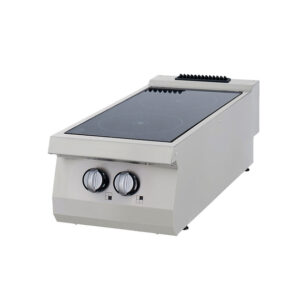 Maxima Gastro Heavy Duty Kochfeld - 2 Brenner - Infrarot - Doppeleinheit - 70 cm Tief - Elektrisch