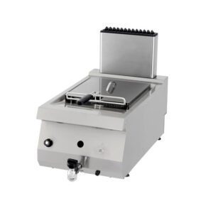 Maxima Gastro Heavy Duty Fritteuse - 1 x 12 l - Einzeleinheit - 70 cm Tief - mit Ablasshahn - Gas
