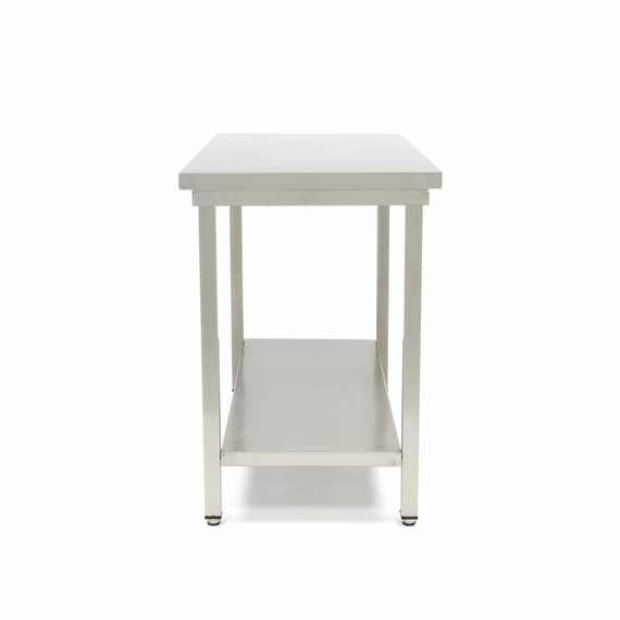 Maxima Gastro Edelstahltisch - 180 x 70 cm - Einstellbare Höhe