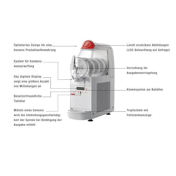 Ugolini Mini-Gel plus 2 Eiscreme-Maschine
