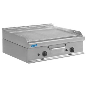 SARO Gas-Griddleplatte Tisch E7/KTG2BBR