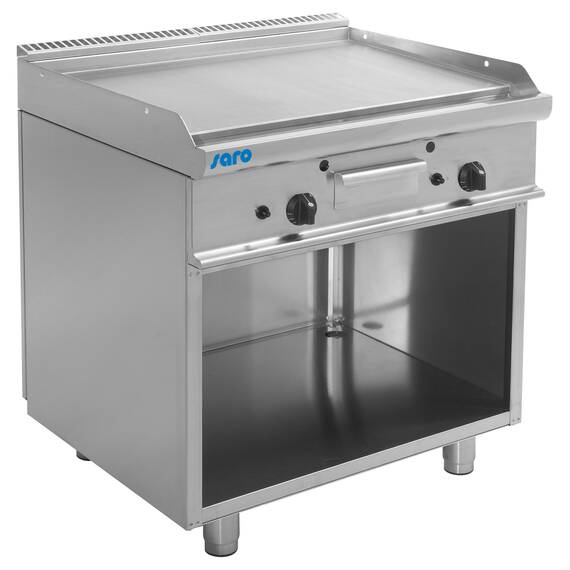 SARO Gas-Griddleplatte mit offenem Unterbau E7/KTG2BAL