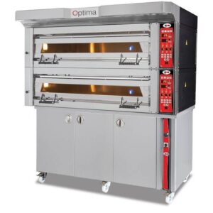GMG Bäckerei- & Konditoreiofen PB2M-128 mit 2 Backkammern, Vollschamott und Gärschrank
