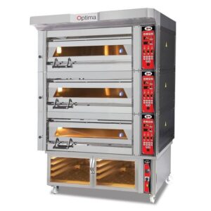GMG Bäckerei- & Konditoreiofen PB3M-84 mit 3 Backkammern, 2 Gärkammern und Vollschamott