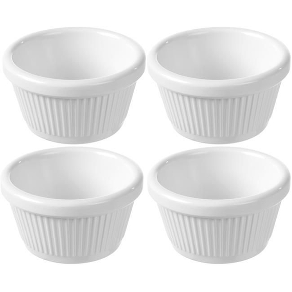 Hendi Auflaufförmchen – 4 Stück, 0,05L, 4 Stk., ⌀70x(H)35mm