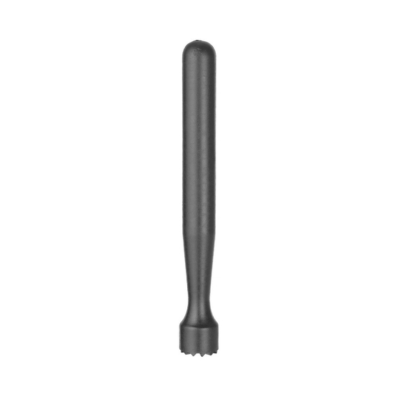 BarUp Cocktail-Stößel, sternförmig gezahnt, Schwarz, ⌀34x207mm