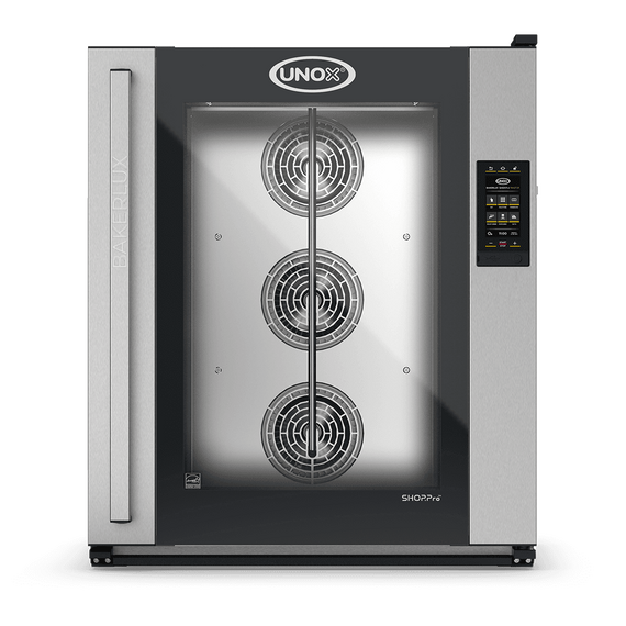 UNOX BAKERLUX SHOP.Pro™ MASTER Camilla.Matic XEFR-10EU-EMLV-MT – Heißluftofen & Konvektionsofen mit Dampffunktion, Türöffnung Links