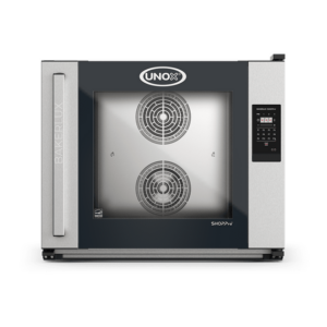 UNOX BAKERLUX SHOP.Pro™ GO Vittoria.Matic Konvektionsofen / Heißluftofen für Bäckerei & Gastronomie, Türöffnung Links