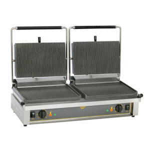 ROLLER GRILL Kontaktgrill doppelt, 4 kW, Abmessung 600 x 385 x 220 mm (BxTxH)