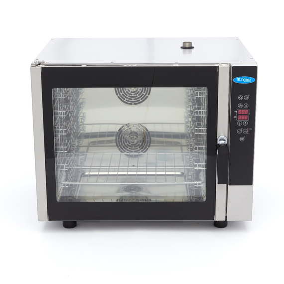 Maxima Gastro Combi - Dampfofen - Passt 6 Tabletts (1/1 GN / 60 x 40 cm) - Digital Anzeige - 400 V