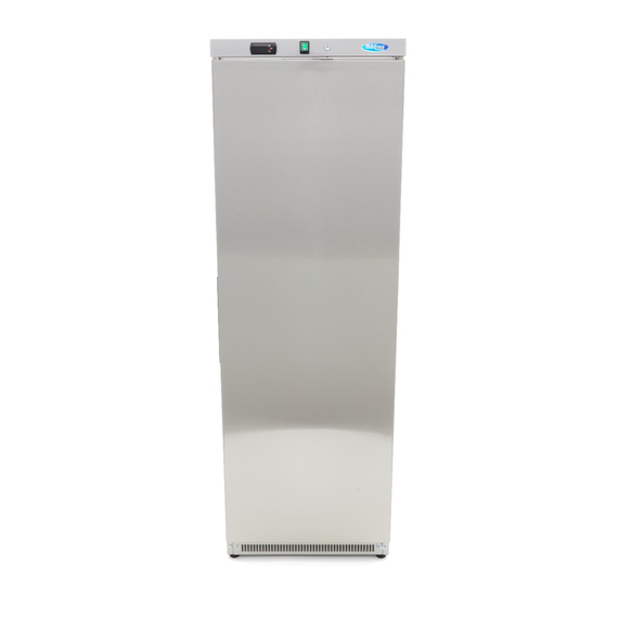Maxima Gastro Gefrierschrank - 400 l - 6 Feste Regale - Rostfreier Stahl