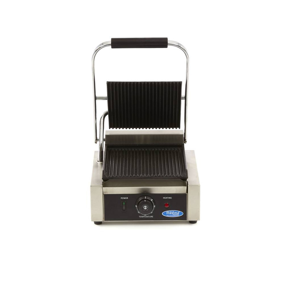 Maxima Gastro Kontaktgrill - Gerillt - Einzelgrillplatte - 22 cm