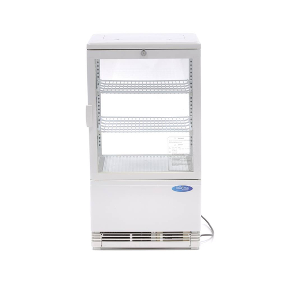 Maxima Gastro Kühlvitrine - 58 l - 43 cm - Weiß